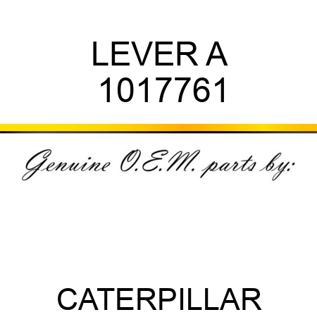 LEVER A 1017761