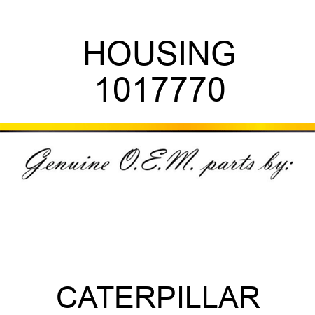 HOUSING 1017770