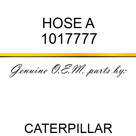 HOSE A 1017777