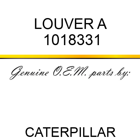 LOUVER A 1018331