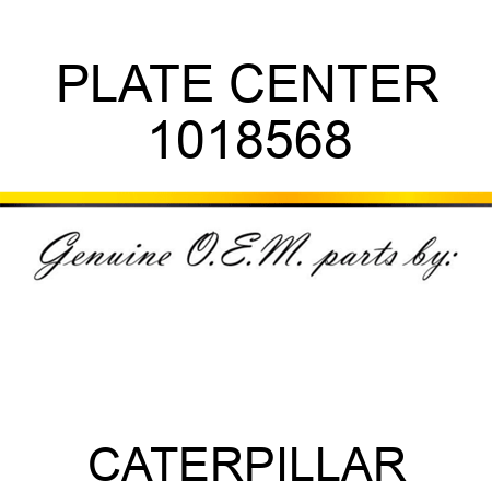 PLATE CENTER 1018568