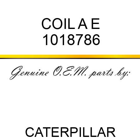 COIL A E 1018786