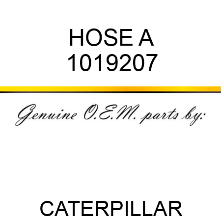 HOSE A 1019207