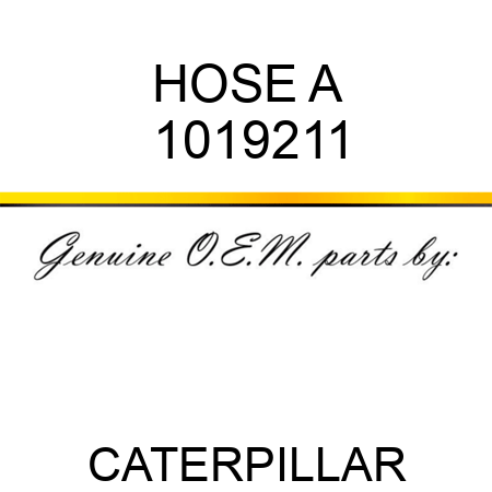 HOSE A 1019211