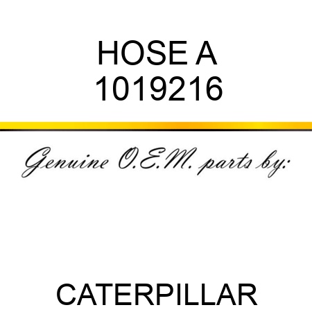 HOSE A 1019216