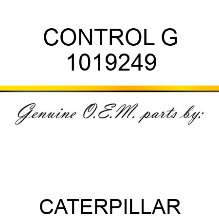 CONTROL G 1019249