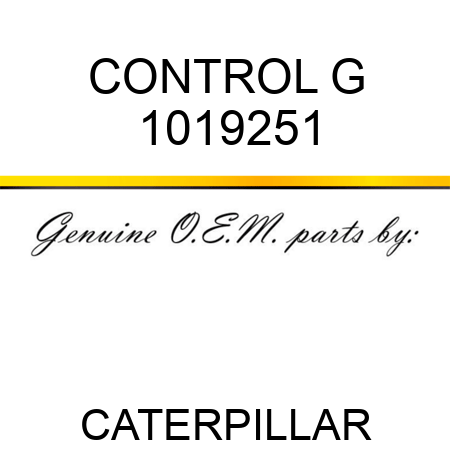 CONTROL G 1019251