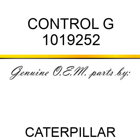 CONTROL G 1019252