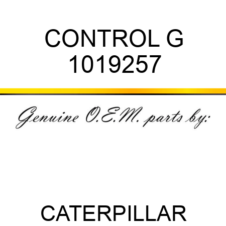 CONTROL G 1019257