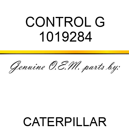 CONTROL G 1019284