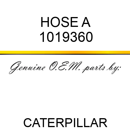 HOSE A 1019360