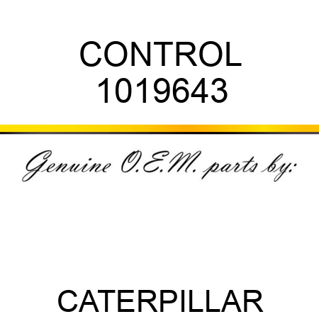 CONTROL 1019643