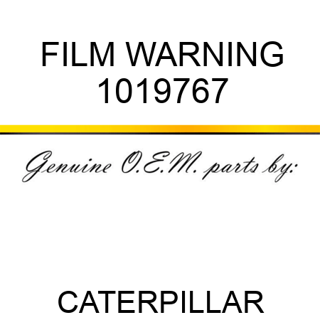 FILM WARNING 1019767