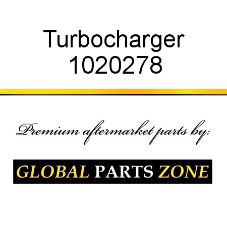Turbocharger 1020278