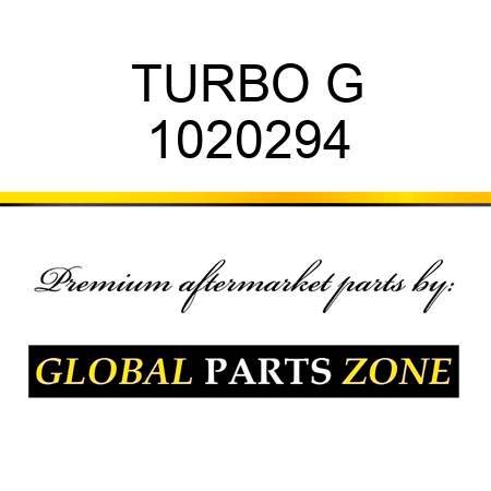 TURBO G 1020294