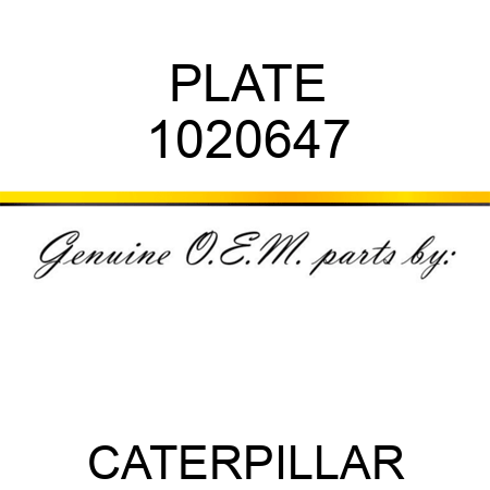 PLATE 1020647