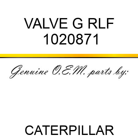 VALVE G RLF 1020871