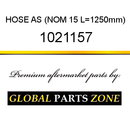HOSE AS (NOM 15, L=1250mm) 1021157