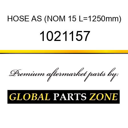 HOSE AS (NOM 15, L=1250mm) 1021157