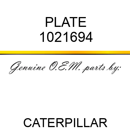 PLATE 1021694