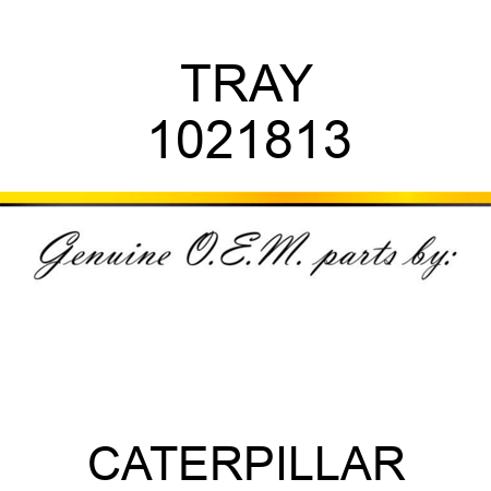 TRAY 1021813