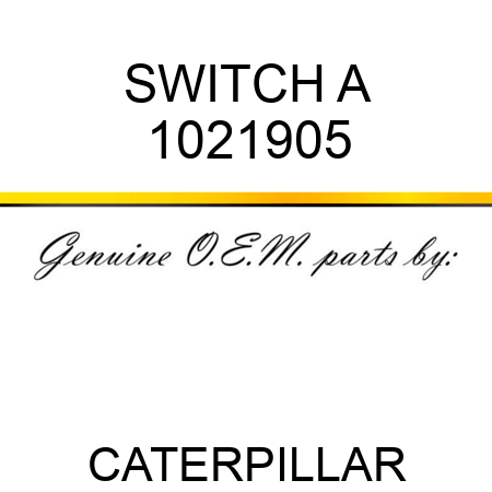 SWITCH A 1021905