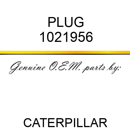 PLUG 1021956