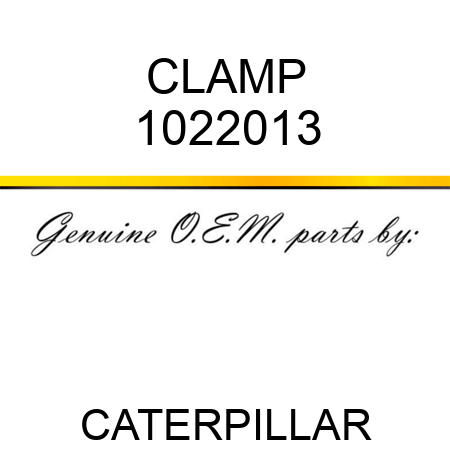 CLAMP 1022013