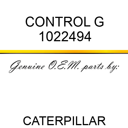 CONTROL G 1022494