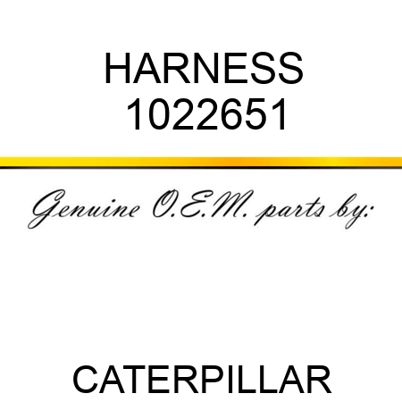HARNESS 1022651