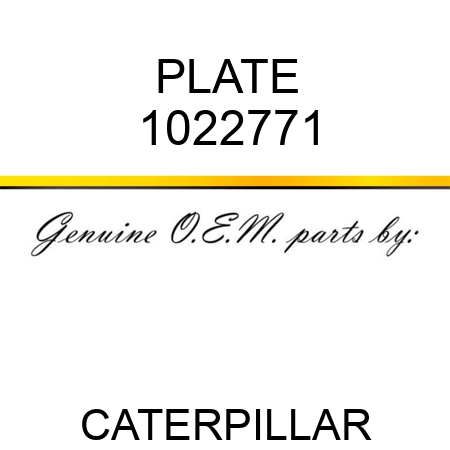 PLATE 1022771