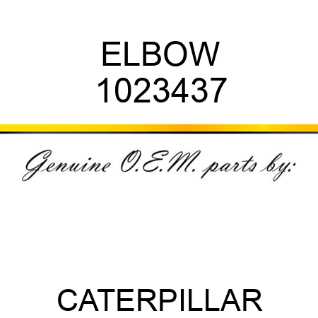 ELBOW 1023437