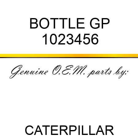 BOTTLE GP 1023456