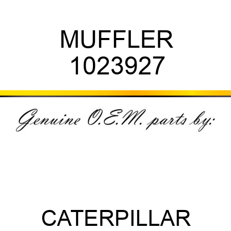 MUFFLER 1023927