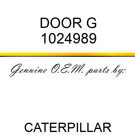 DOOR G 1024989