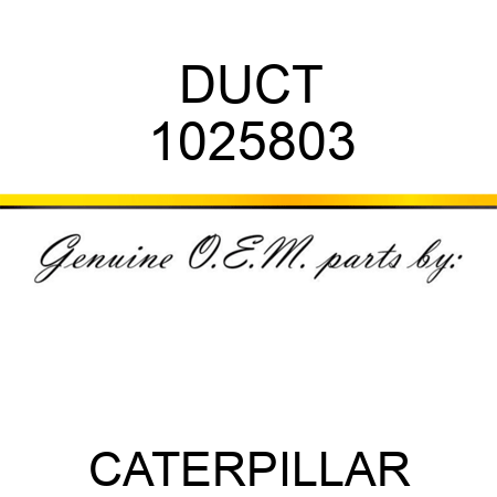 DUCT 1025803