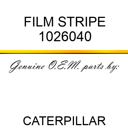 FILM STRIPE 1026040