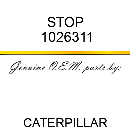 STOP 1026311