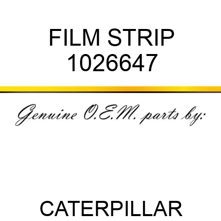 FILM STRIP 1026647