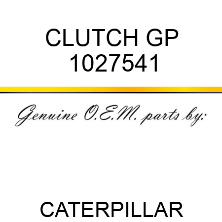 CLUTCH GP 1027541