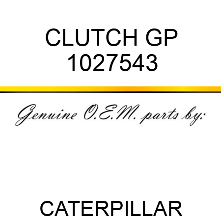 CLUTCH GP 1027543