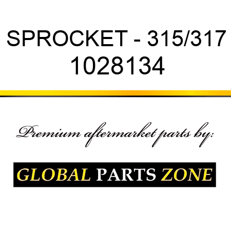 SPROCKET - 315/317 1028134