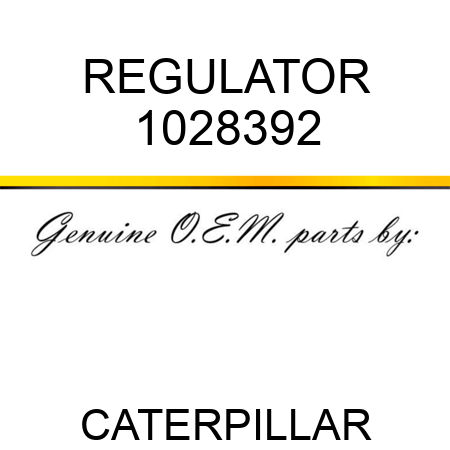 REGULATOR 1028392