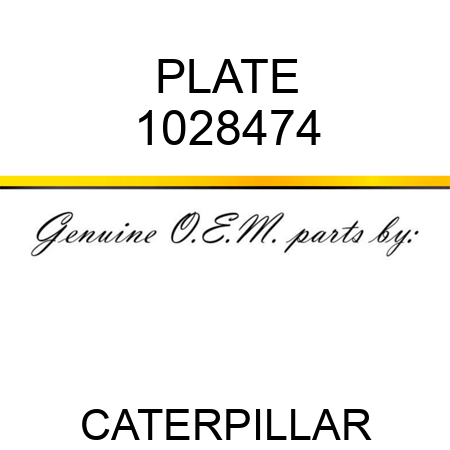 PLATE 1028474