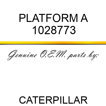 PLATFORM A 1028773