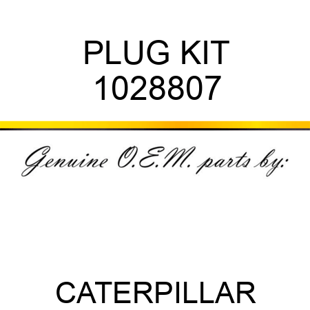 PLUG KIT 1028807