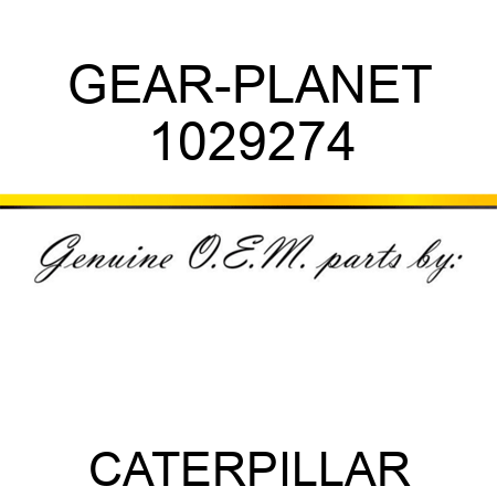 GEAR-PLANET 1029274