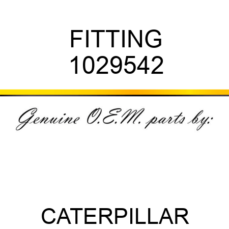 FITTING 1029542