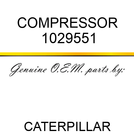 COMPRESSOR 1029551
