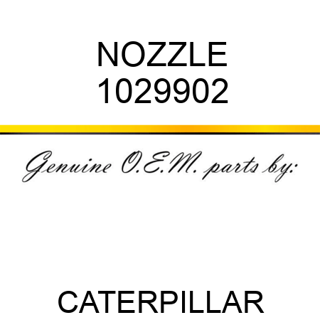 NOZZLE 1029902